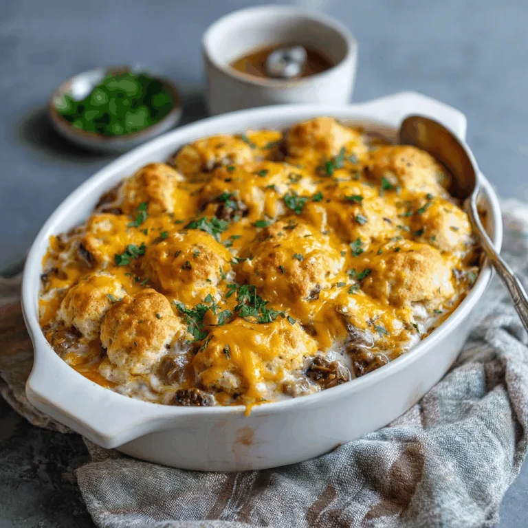 A Hearty Biscuits and Gravy Casserole to Brighten Your Morning