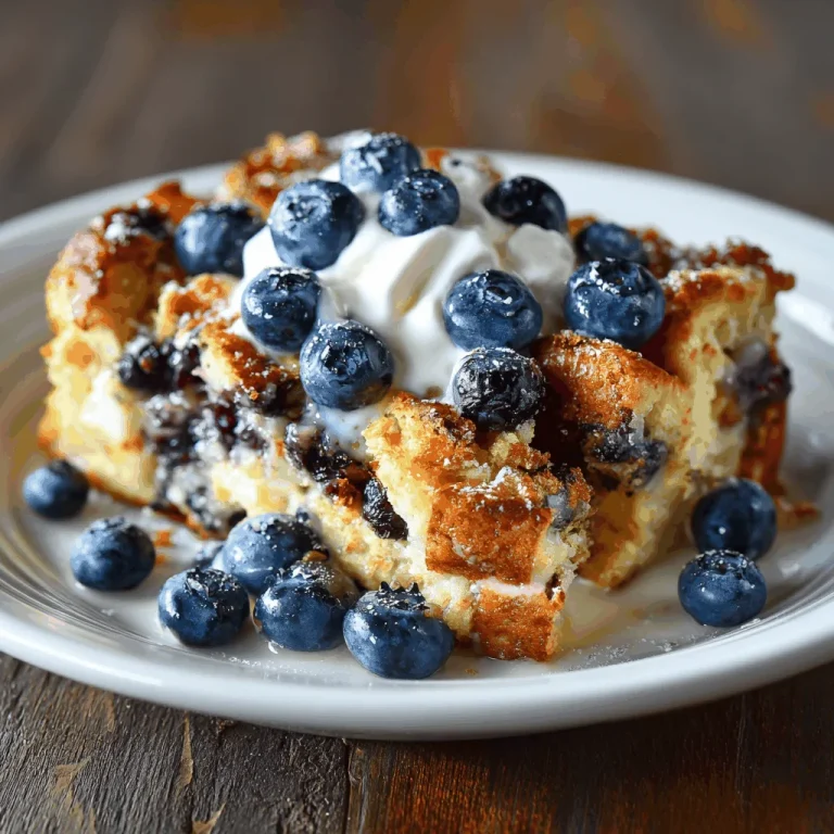 Wake Up to the Delight of Blueberry French Toast Casserole
