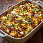 A delicious plate of Crack Breakfast Casserole