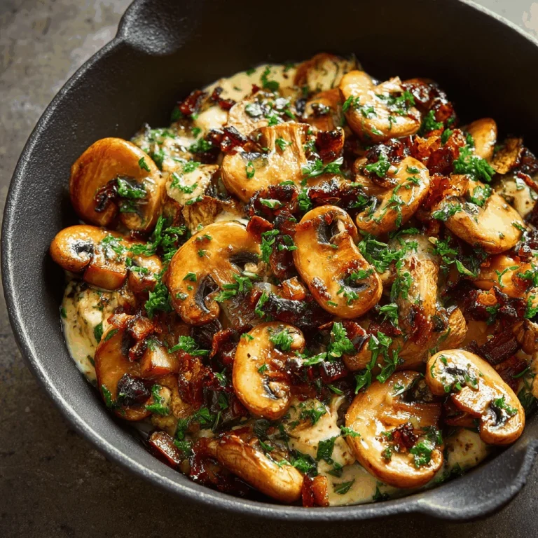 A delicious plate of Easy Cowboy Mushroom Recipes: Perfect Side Dishes