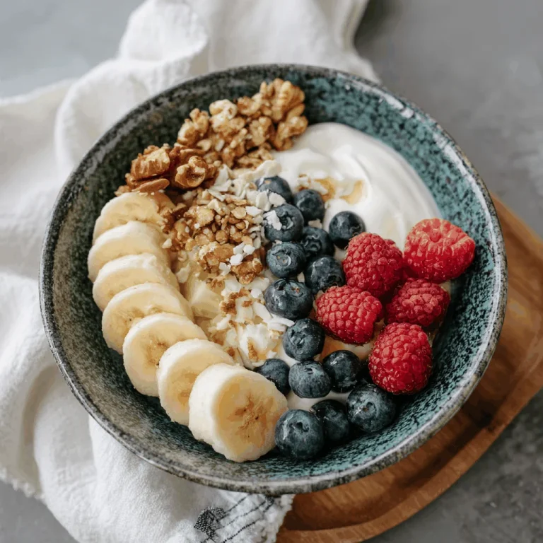 Start Your Day Right with a Greek Yogurt Bowl Delight
