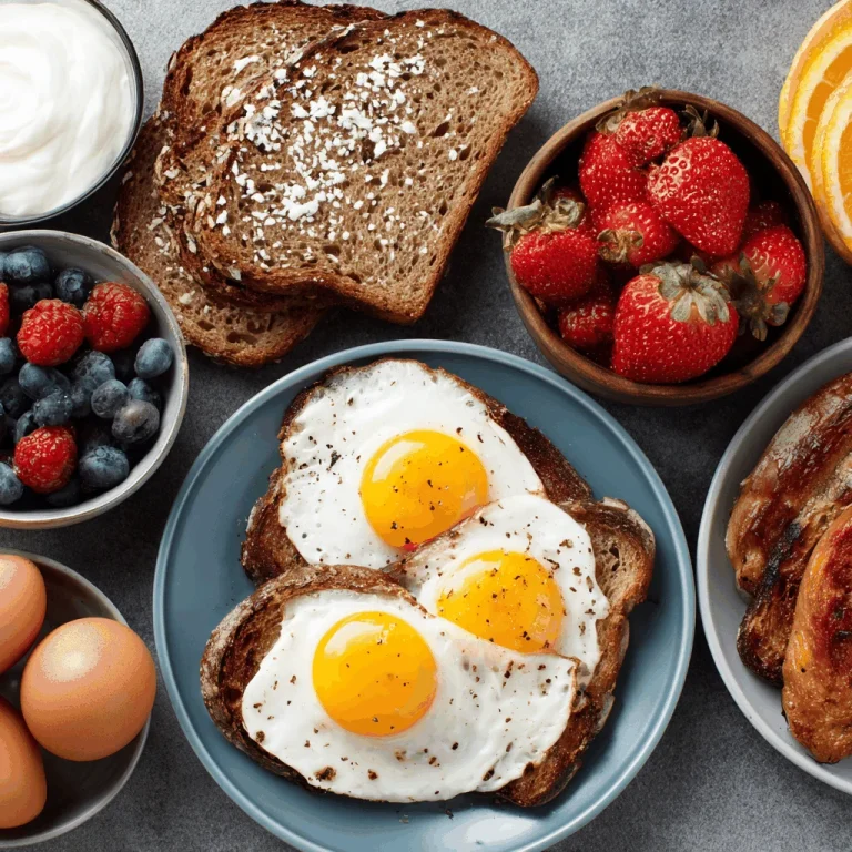 Start Your Day Right with These High Protein Breakfast Ideas A delicious plate of 23 High Protein Breakfast Ideas