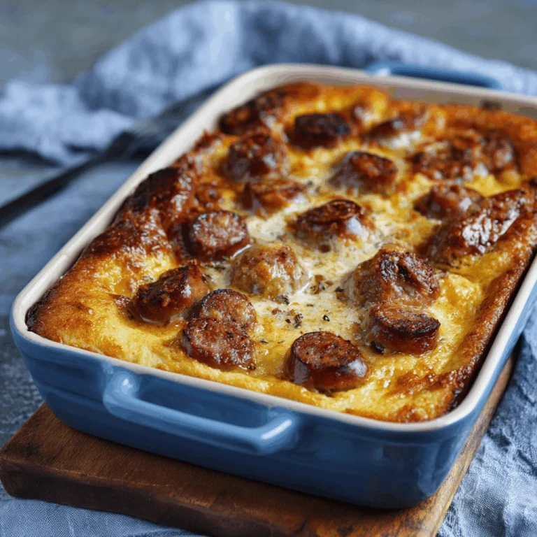 Wake Up to a Delicious Pancake Sausage Casserole