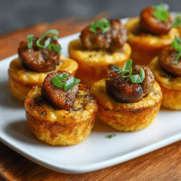 Kickstart Your Day with High-Protein Pancake Sausage Mini Muffins