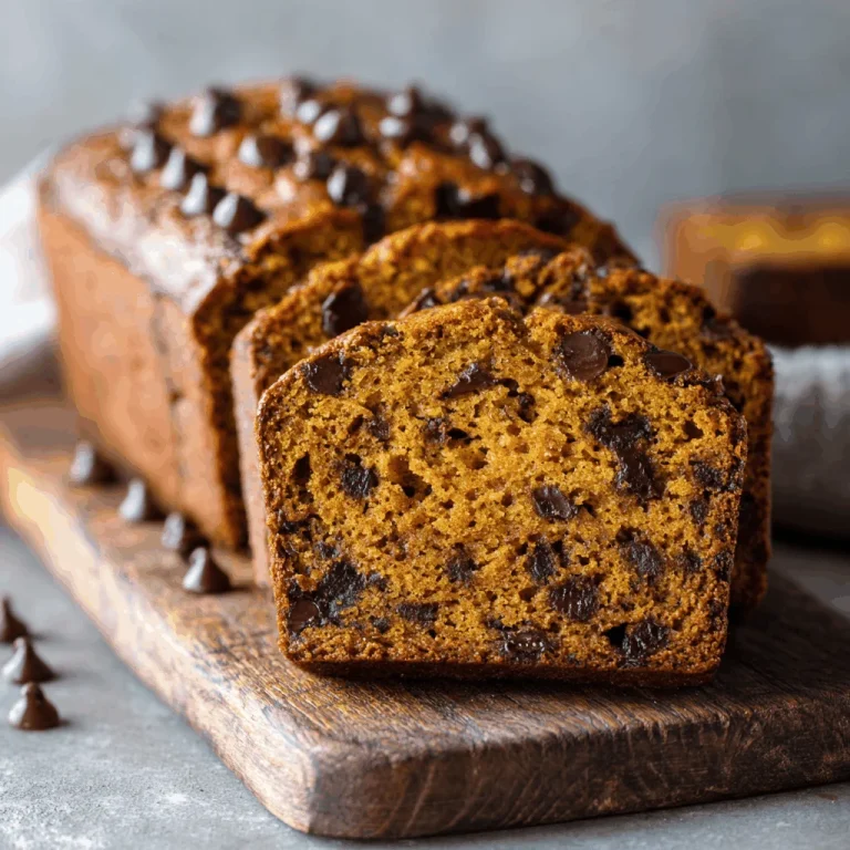 Baking Memories: My Favorite Pumpkin Chocolate Chip Bread