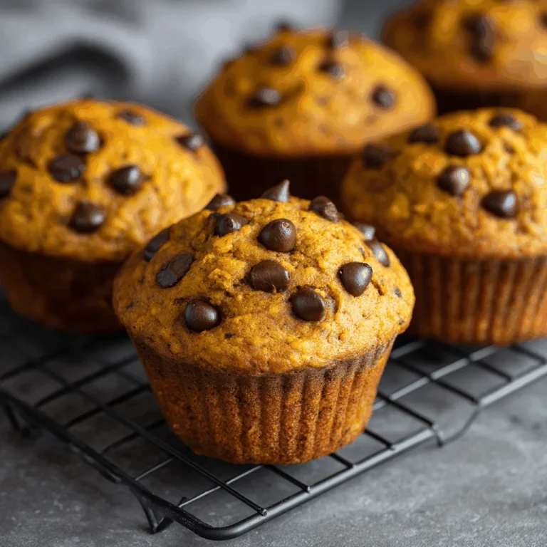 A delicious plate of Pumpkin Chocolate Chip Muffins | Kitchen At Hoskins