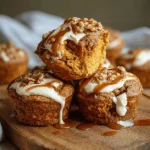 A delicious plate of Delicious Starbucks Pumpkin Cream Cheese Muffins Recipe!