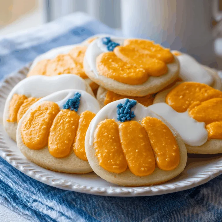 Why Pumpkin Sugar Cookies Are My Fall Baking Must-Have A delicious plate of Pumpkin Sugar Cookies