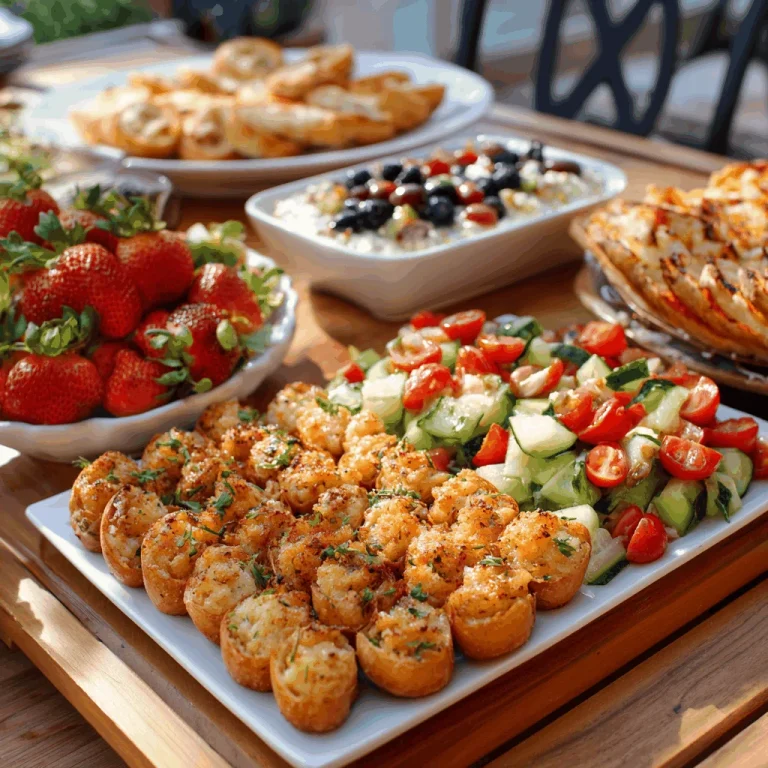 Delicious Summer Potluck Appetizers to Share with Friends