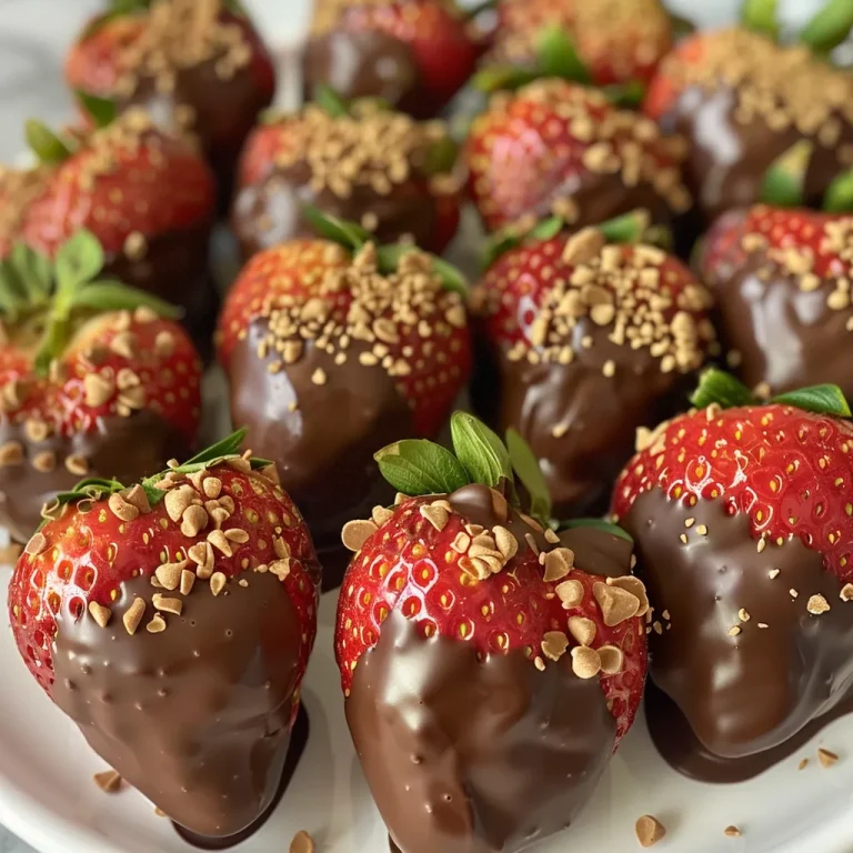 Indulge in Decadence: Crafting Chocolate Covered Strawberries with Love Fresh strawberries coated in semi-sweet, milk, and dark chocolate, highlighting their juicy texture and indulgent appearance.