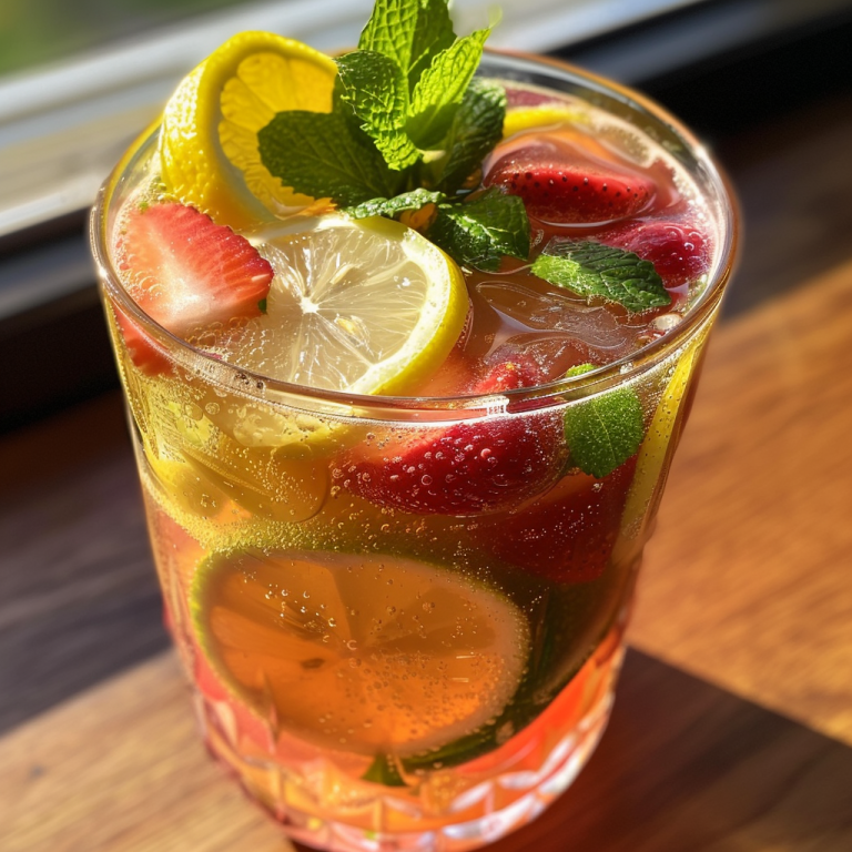 Refreshing Sparkling Berry Lemonade: A Sip of Summer Bliss