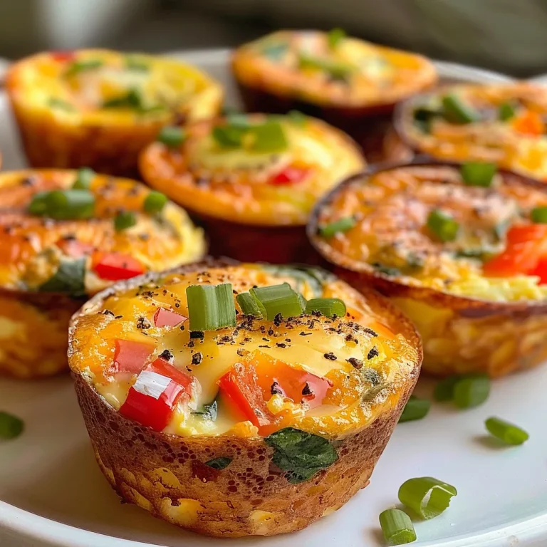 Fuel Your Mornings: Wholesome Egg Muffins for Every Palate Juicy egg muffins arranged elegantly, showcasing a vibrant mixture of ingredients.