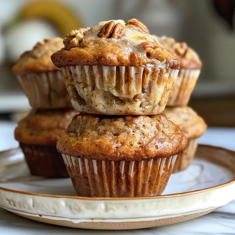 A collection of delicious gluten-free banana muffins, rich in color and detail.