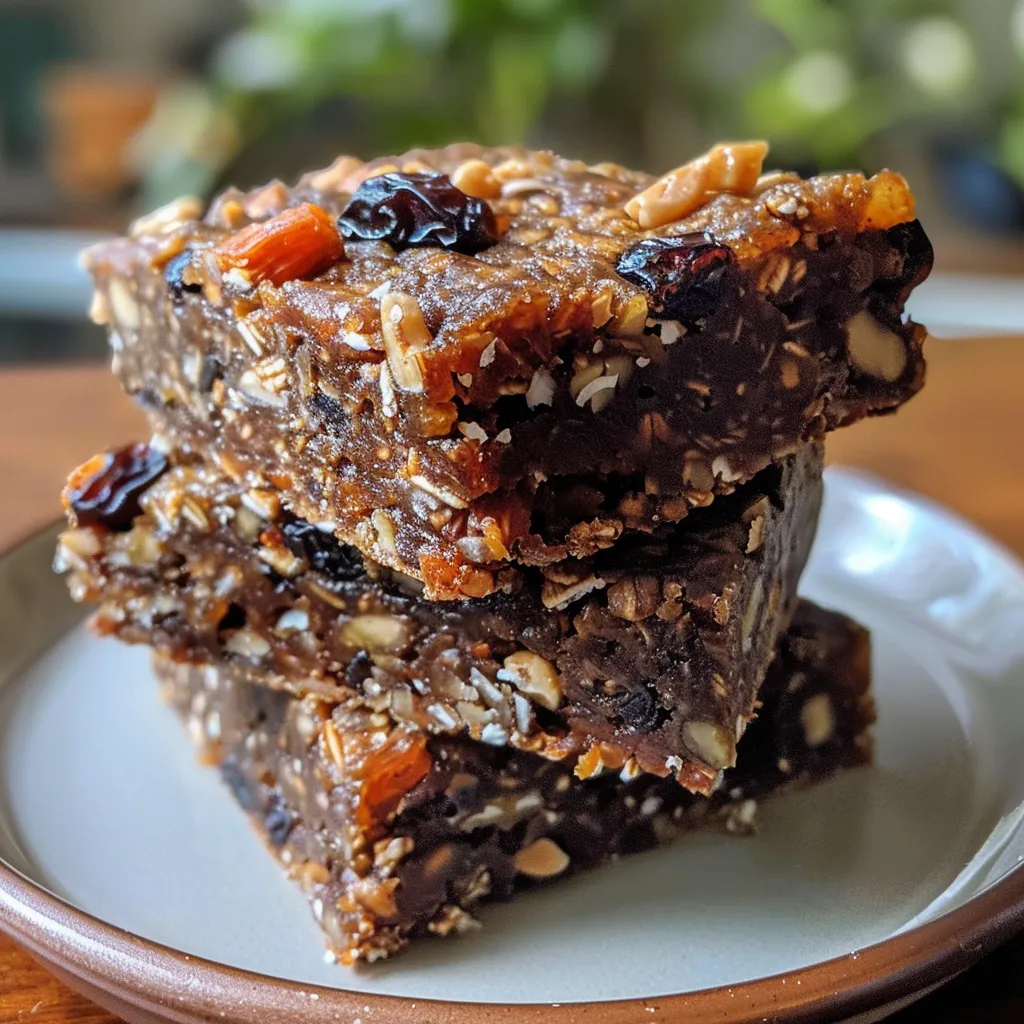 Healthy carrot cake bars arranged attractively, showcasing their texture and ingredients.