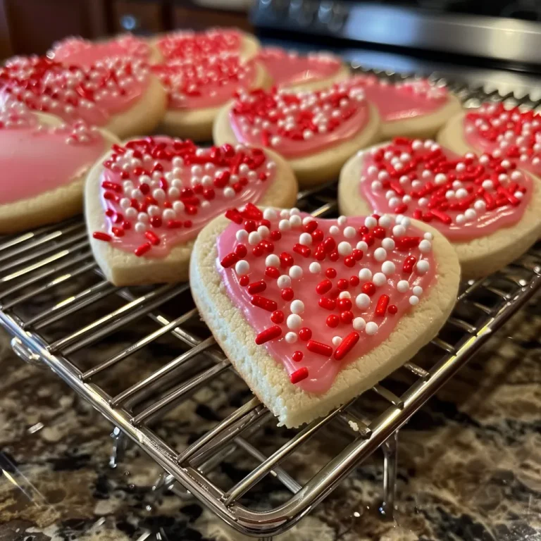 A selection of decorated heart-shaped cookies featuring pink and red icing, ideal for Valentine's Day.