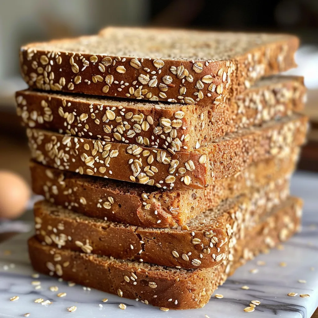 Freshly baked whole wheat sandwich bread with a beautifully golden crust and a deliciously inviting appearance.