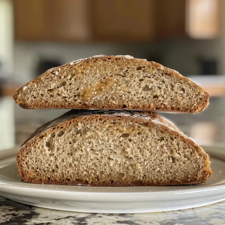 Side view of freshly baked whole wheat sourdough sandwich bread with a golden crust.
