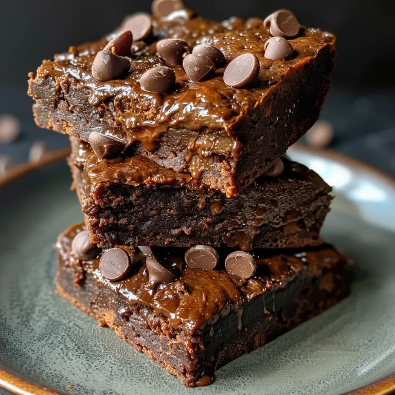 Indulge Guilt-Free The Ultimate Fudgy Sweet Potato Brownies Close-up view of fudgy brownies made with sweet potato, showcasing a rich, chocolatey texture.