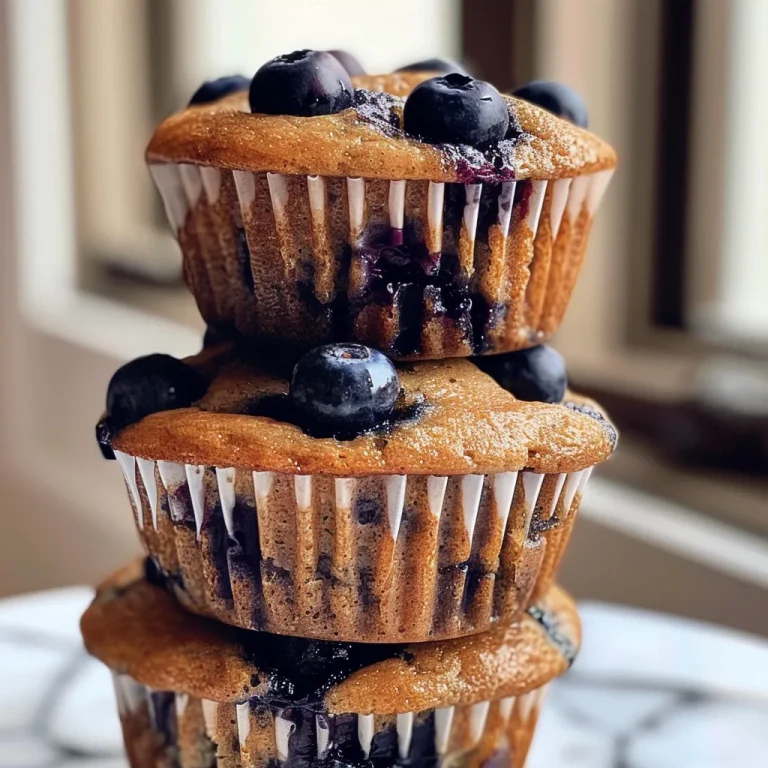 Nourishing Delights: Crafting High Protein Blueberry Muffins Juicy high protein blueberry muffins displayed on a plate, highlighting their appealing texture.