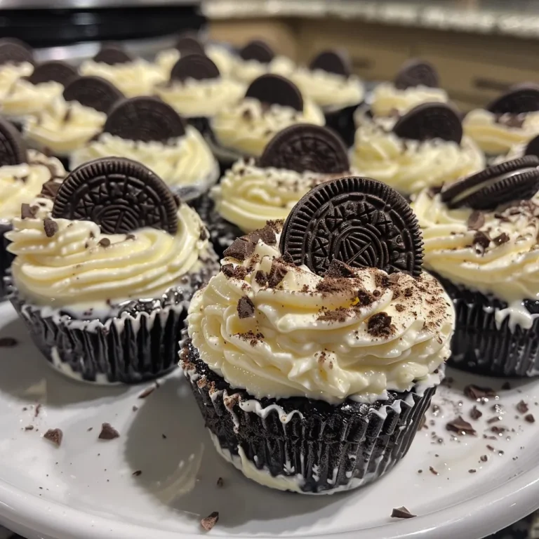 Indulge in Delight: Effortless 5-Minute Oreo Cheesecake Bites Close-up image highlights the creamy filling of Oreo Cheesecake Bites with chocolate shavings.