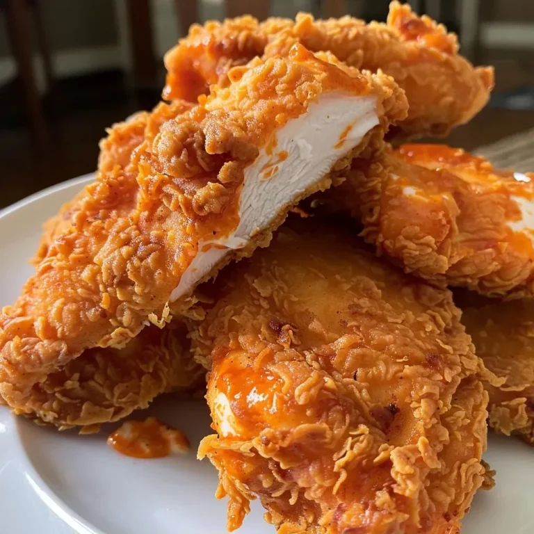 ['Close-up view of crispy Air Fryer Buffalo Chicken pieces with a rich orange sauce.', 'Side angle of juicy Air Fryer Buffalo Chicken, coated in buffalo sauce, on a plate.', 'Air Fryer Buffalo Chicken bites, golden-brown with visible buffalo sauce drizzled on top.', 'Appetizing Air Fryer Buffalo Chicken pieces showcasing texture and color from buffalo sauce.']