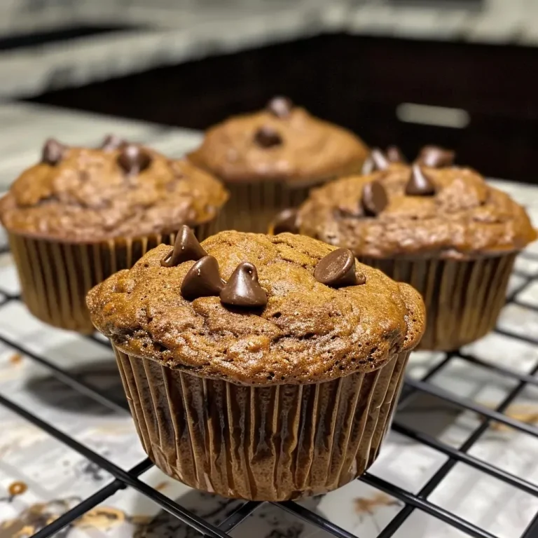['Close-up view of a protein muffin with a moist inside and golden brown top.', 'Side profile of delicious protein muffins showing a fluffy texture and chocolate chips.', 'Juicy protein muffins displayed attractively, highlighting their baked appearance.', 'Close-up shot of protein muffins revealing a soft interior and rich color.']