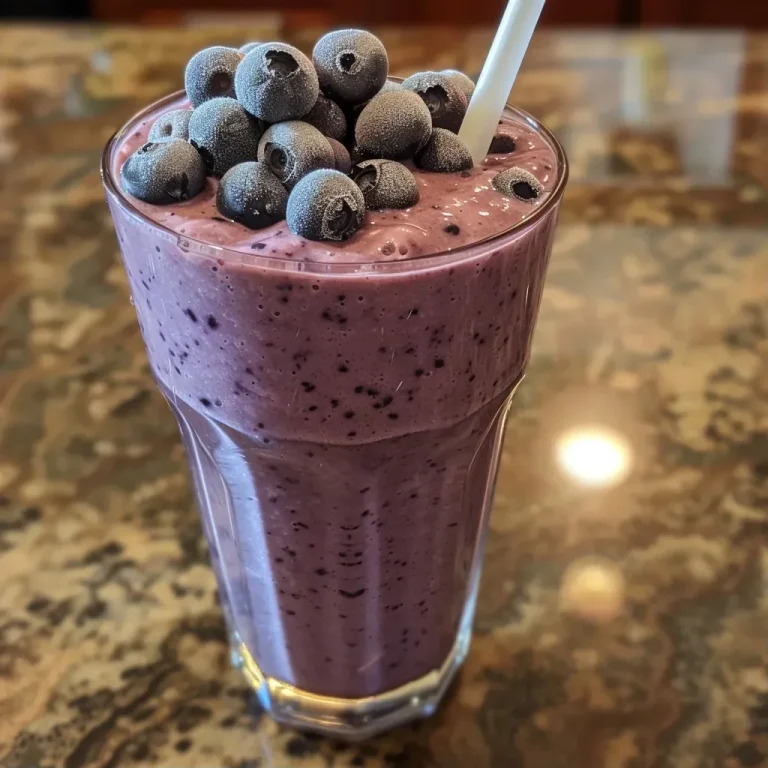 ['Close-up shot of a refreshing vanilla blueberry protein shake in a glass.', 'Side view of a protein shake filled with blueberries and a creamy texture.', 'A vibrant vanilla blueberry shake with a smooth consistency in a clear cup.', 'Delicious looking protein shake made with blueberries, presented in a glass.']