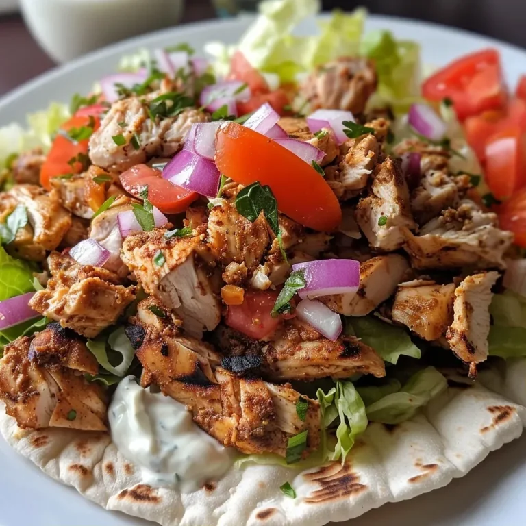 ['A close-up view of a juicy chicken shawarma wrap with vibrant fresh ingredients.', 'Side view of a delicious chicken shawarma served in pita, showcasing sliced meat and veggies.', 'A flavorful chicken shawarma dish featuring tender chicken, fresh toppings, and creamy sauce.', 'Close-up of a chicken shawarma with colorful vegetables, drizzled with sauce in a soft pita.']