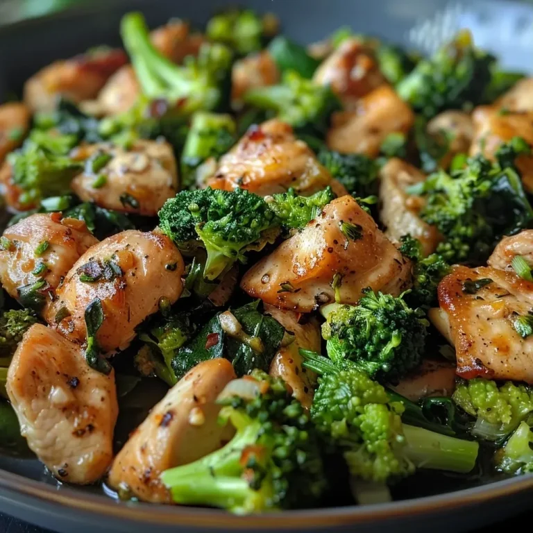 ['Close-up view of juicy garlic chicken with broccoli and spinach in a white bowl.', 'Side perspective of garlic chicken pieces surrounded by vibrant broccoli and fresh spinach.', 'Plate of garlic chicken with colorful broccoli florets and tender spinach leaves.', 'Succulent garlic chicken cubes accompanied by steamed broccoli and spinach on a wooden table.']