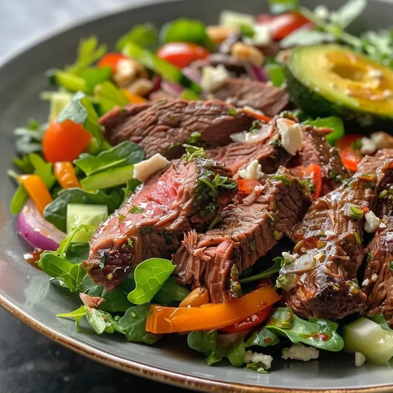['A vibrant low-carb beef salad featuring various vegetables and lean beef cuts.', 'Close-up view of a nutritious beef salad with greens, colorful veggies, and toppings.', 'A detailed shot of a healthy salad with juicy beef, mixed greens, and a variety of toppings.', 'An appetizing low-carb beef salad showcasing fresh ingredients including avocado and cherry tomatoes.']