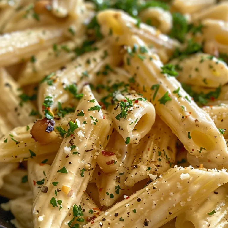['Cream cheese pasta served in a bowl, showcasing creamy texture and topped with grated parmesan.', 'Close-up view of creamy pasta dish with visible chunks of cream cheese and garlic.', 'Delicious penne pasta with cream cheese sauce, garnished with parsley and a sprinkle of red pepper flakes.', 'Side view of creamy fusilli pasta highlighting the rich sauce and fresh herbs.']