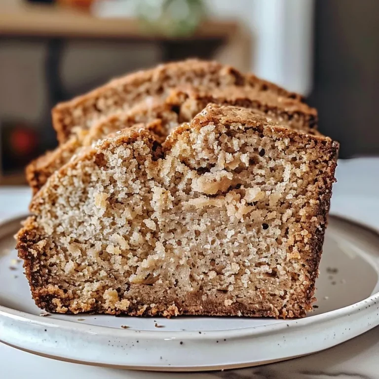 Baking Bliss: Crafting the Perfect Apple Cider Bread Close-up view of Apple Cider Bread with a golden crust and visible apple chunks.