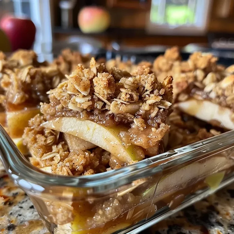 Delightful Apple Crisp Bites: A Sweet Treat for Every Occasion Close-up view of Apple Crisp Bites showcasing diced apples and crumbly topping.