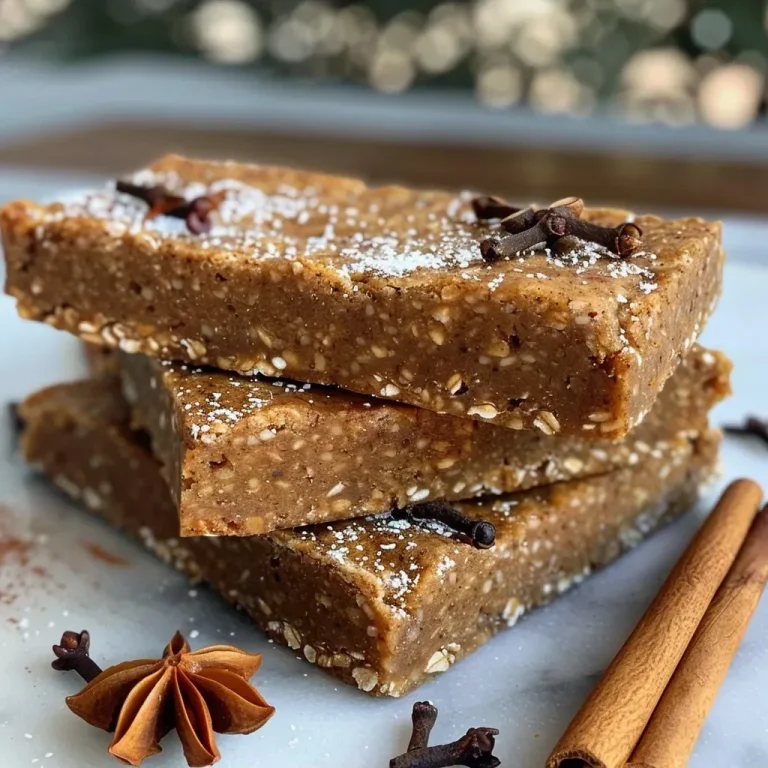 Nourishing Your Body with Flavor: Chai Spice Protein Bars Close-up view of a chai spice protein bar on a white surface.