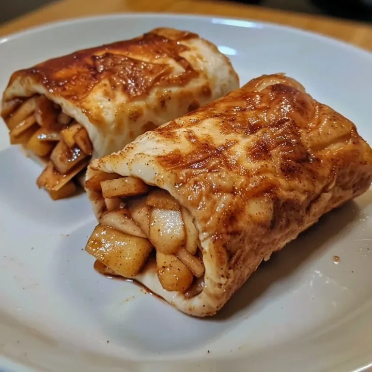 Elevate Your Snack Game with Cinnamon Apple Protein Rollups Close-up of Cinnamon Apple Protein Rollups with a golden brown exterior.