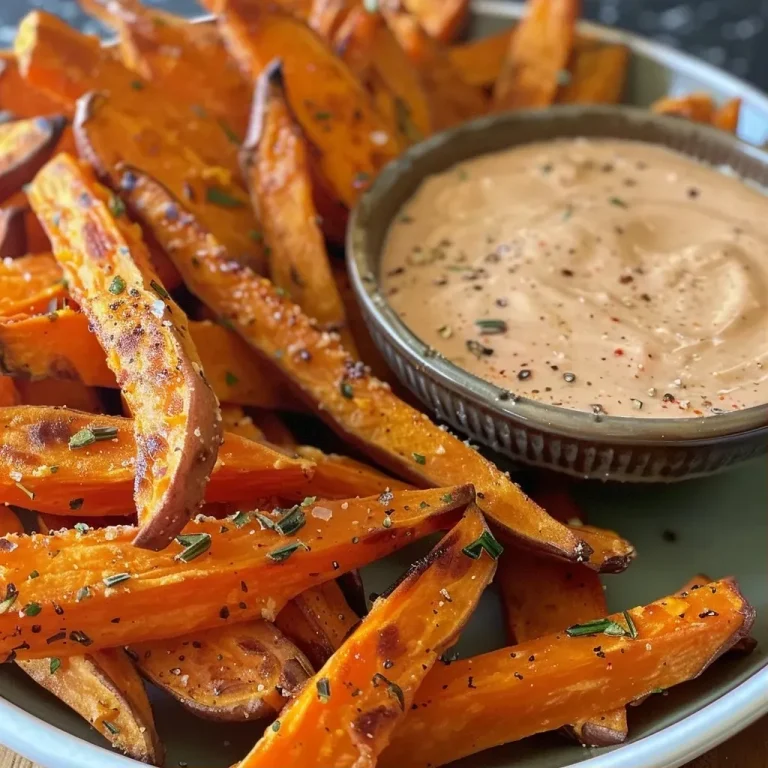 Elevate Your Fries: The Ultimate Creamy Garlic Dipping Sauce Close-up view of creamy dipping sauce in a bowl, with a hint of garlic and spices.