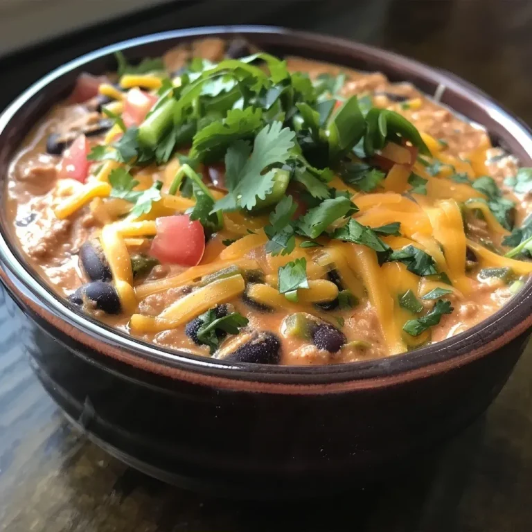 A close-up view of a creamy bean dip with a sprinkle of cheese and herbs on top.