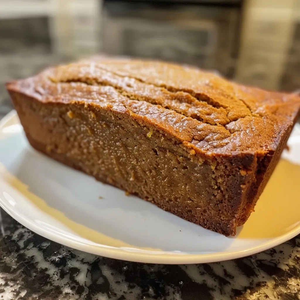 Sliced High Protein Pumpkin Spice Loaf showcasing its moist texture and spices.