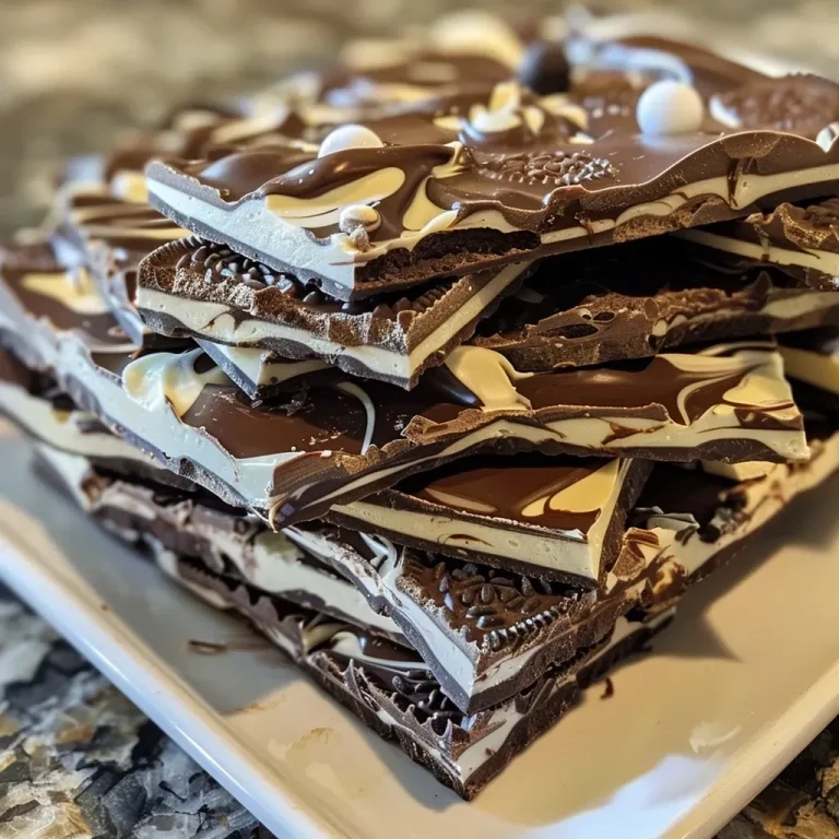 Spooktacular Mummy Bark: A Fun and Festive Treat for Everyone Close-up view of Mummy Bark featuring chocolate and white chocolate layers with candy eyeballs.
