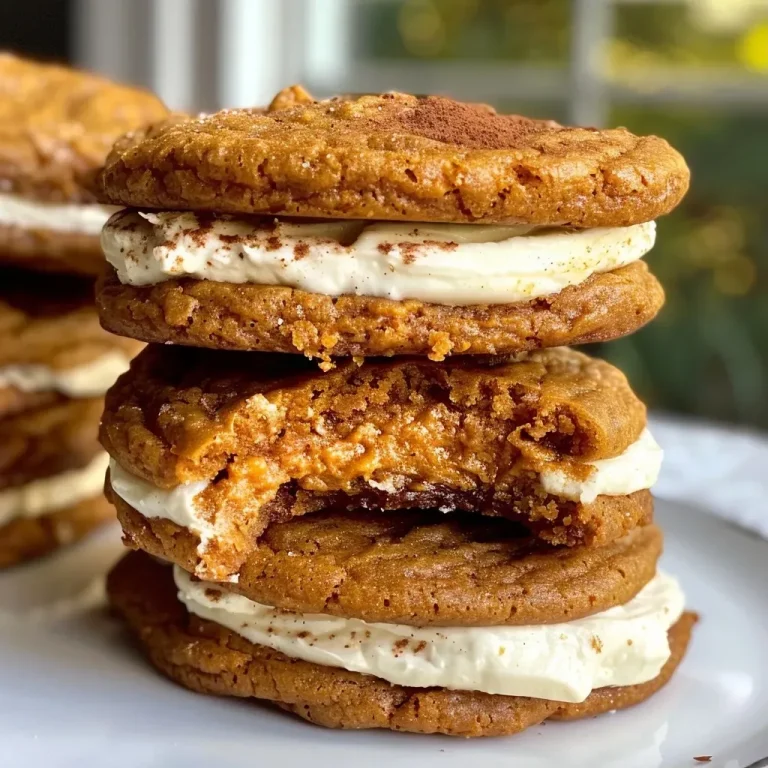 A close-up side view of vegan pumpkin cheesecake cookies with a soft texture.
